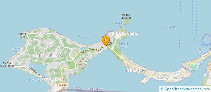 localisation de l'entreprise IRNAMA  SAINT MARTIN