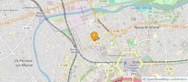 localisation de l'entreprise IROB  NOISY-LE-GRAND