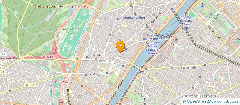 localisation de l'entreprise IROCKO CONSULTING  PARIS 16