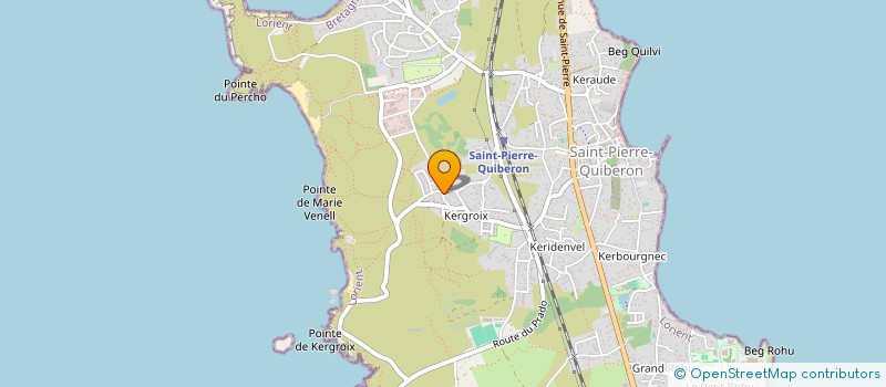 localisation de l'entreprise IROIDA  SAINT-PIERRE-QUIBERON
