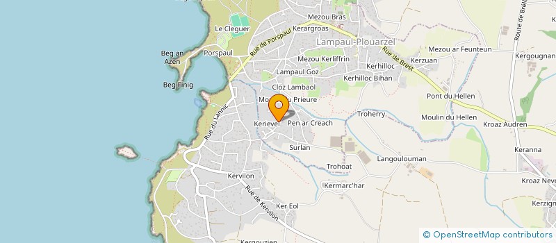localisation de l'entreprise IROISE  LAMPAUL-PLOUARZEL