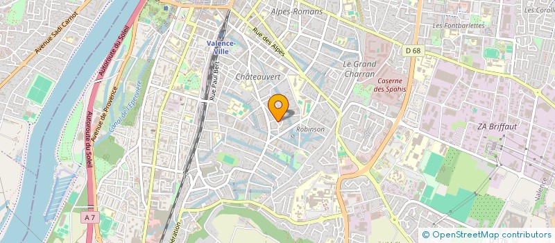 localisation de l'entreprise IROISE à VALENCE