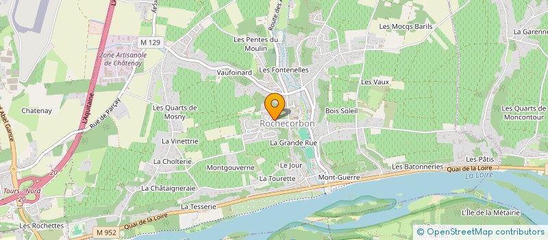 localisation de l'entreprise IROISE à ROCHECORBON