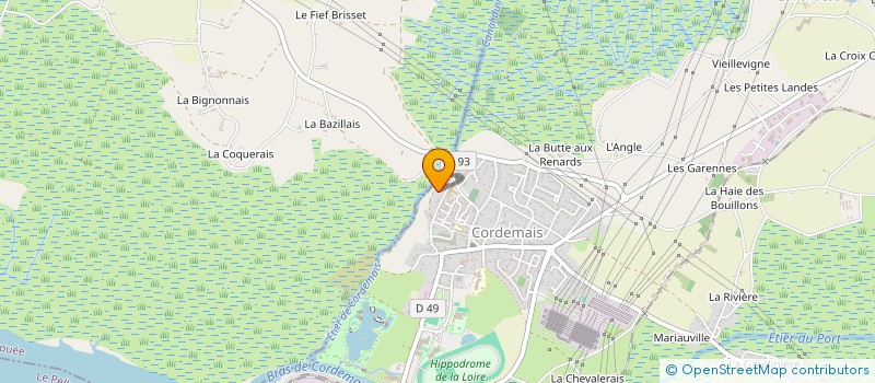 localisation de l'entreprise IROISE  CORDEMAIS