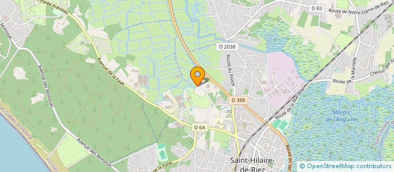 localisation de l'entreprise IROISE à SAINT-HILAIRE-DE-RIEZ