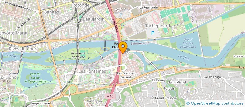 localisation de l'entreprise IROISE BELLEVIE  SAINT-AVERTIN