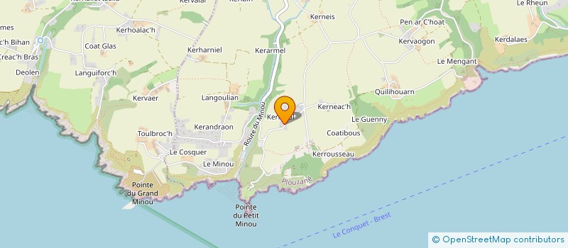 localisation de l'entreprise IROISE BOCAGE SERVICES - SAP  PLOUZANE