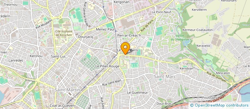 localisation de l'entreprise IROISE DU FROMVEUR  BREST