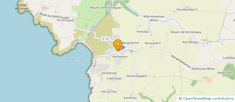 localisation de l'entreprise IROISE ELECTRICITE  PLOUMOGUER