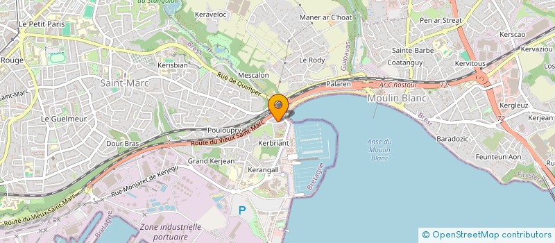 localisation de l'entreprise IROISE EVASION à BREST