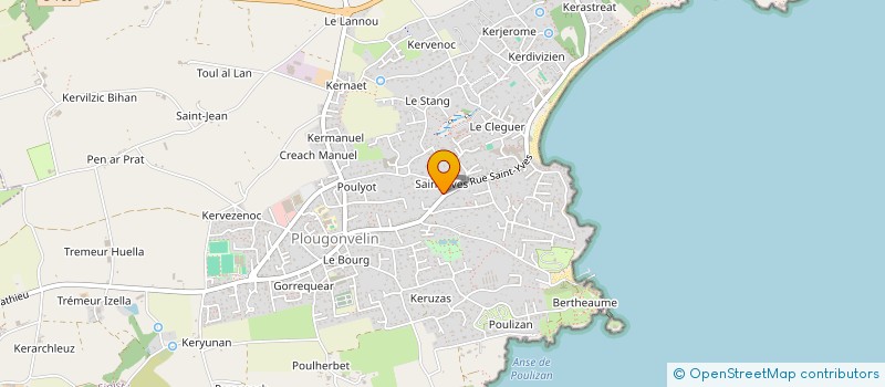localisation de l'entreprise IROISE EXPERTISE CONSTRUCTION à PLOUGONVELIN