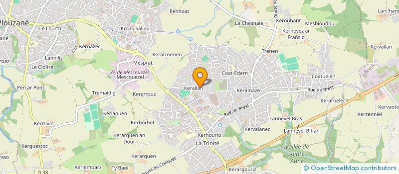 localisation de l'entreprise IROISE FLOTTEUR à PLOUZANE