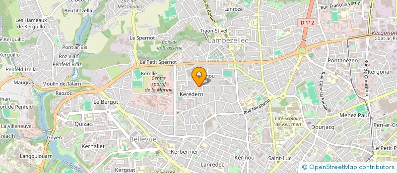 localisation de l'entreprise IROISE JEUX à BREST