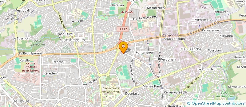 localisation de l'entreprise IROISE K EUROPE à BREST