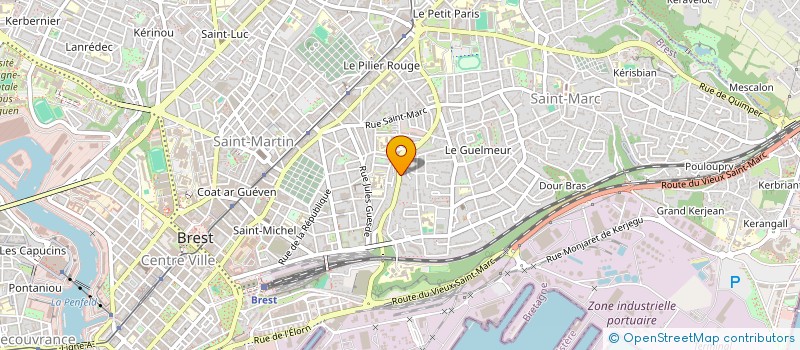 localisation de l'entreprise IROISE RECRUTEMENT à BREST