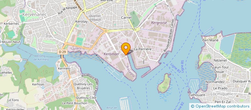 localisation de l'entreprise IROISE RIGGING à LORIENT