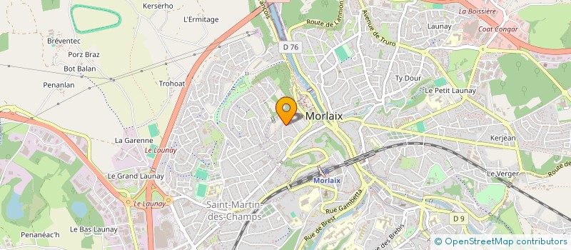 localisation de l'entreprise IROISE VOYAGES à MORLAIX