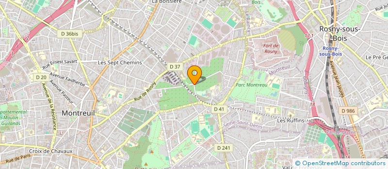localisation de l'entreprise IROKO à MONTREUIL