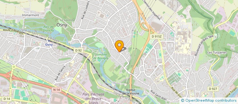 localisation de l'entreprise IROKO  OSNY