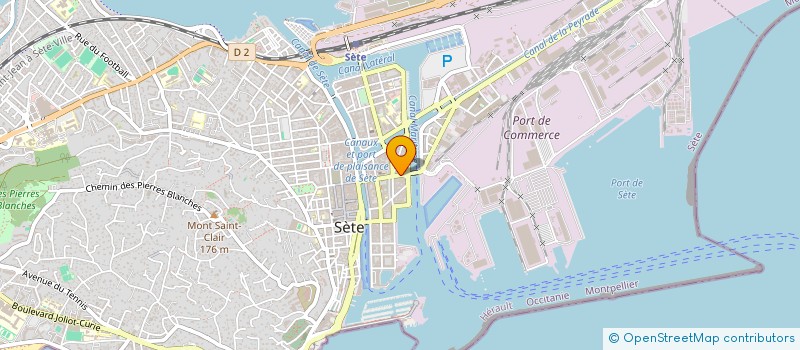 localisation de l'entreprise IROLLA  SETE