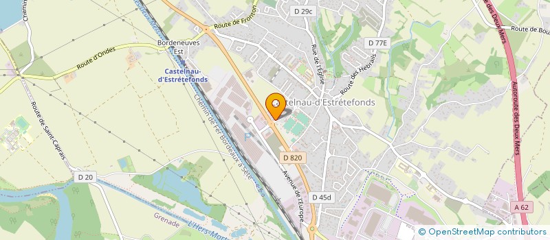 localisation de l'entreprise IROLY  CASTELNAU-D'ESTRETEFONDS