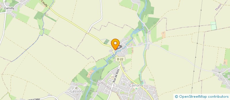 localisation de l'entreprise IROMY  CAIRON