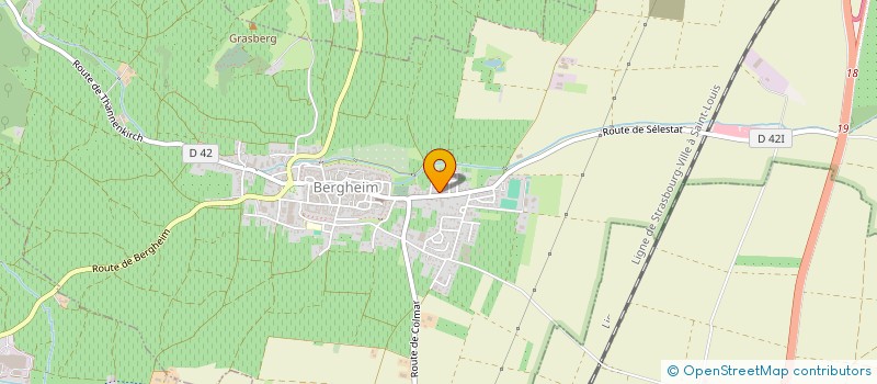 localisation de l'entreprise IRON-10-PROJECT  BERGHEIM