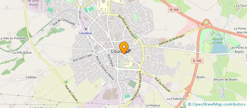 localisation de l'entreprise IRON à LOUDEAC