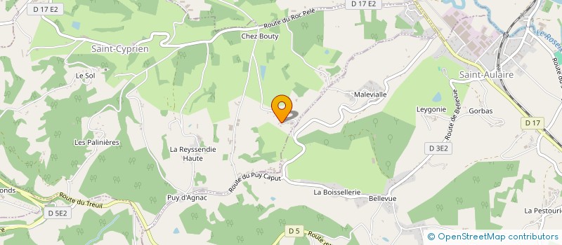 localisation de l'entreprise IRON AND WOOD  SAINT-CYPRIEN