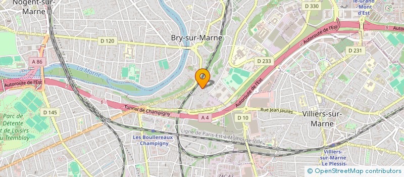 localisation de l'entreprise IRON BUSINESS CONSULTING à CHAMPIGNY-SUR-MARNE
