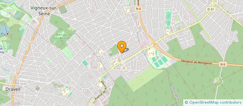 localisation de l'entreprise IRON CLIM à VIGNEUX-SUR-SEINE