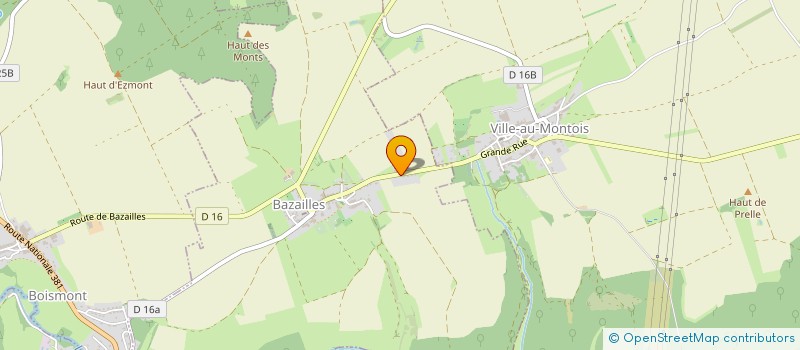 localisation de l'entreprise IRON CM  BAZAILLES