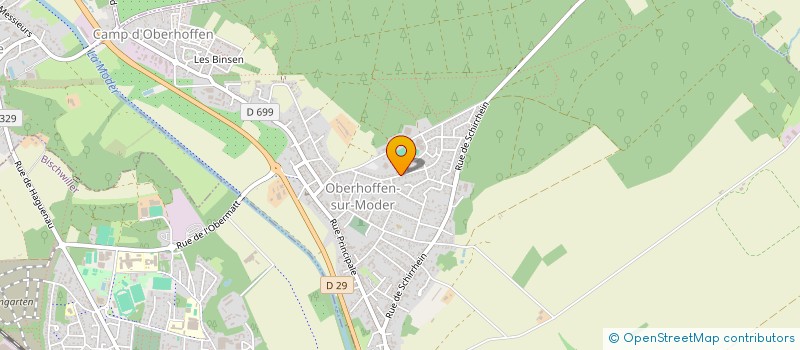 localisation de l'entreprise IRON DERM à OBERHOFFEN-SUR-MODER
