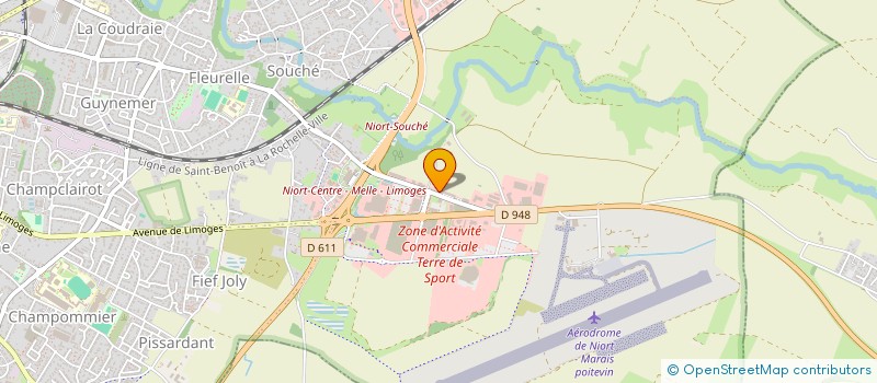 localisation de l'entreprise IRON FLOW  NIORT