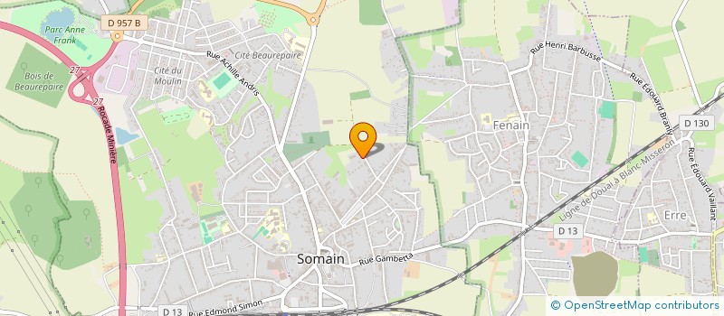 localisation de l'entreprise IRON GYM  MARQUETTE-EN-OSTREVANT