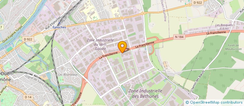 localisation de l'entreprise IRON GYM FITNESS  SAINT-OUEN-L'AUMONE