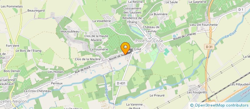 localisation de l'entreprise IRON LION  POCE-SUR-CISSE