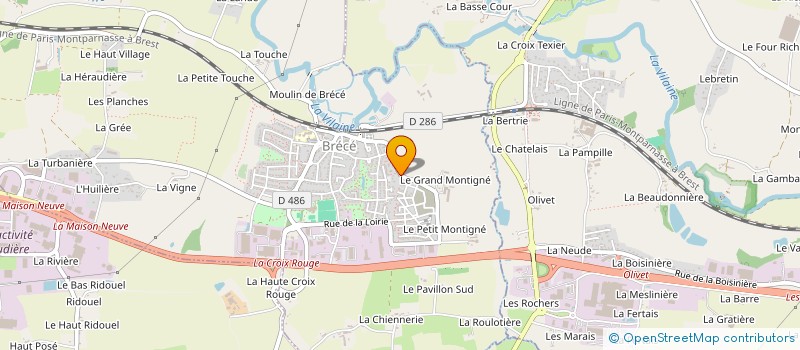 localisation de l'entreprise IRON LOOP GAMES SASU  BRECE