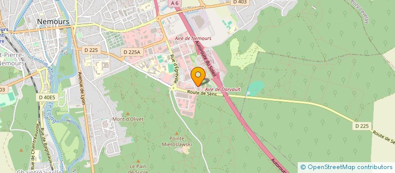 localisation de l'entreprise IRON NEMOURS  NEMOURS