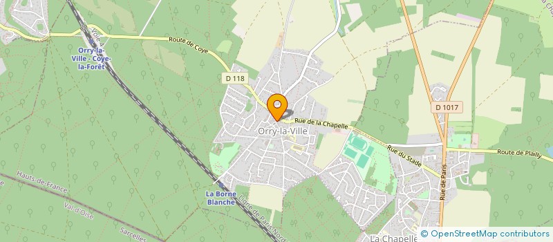 localisation de l'entreprise IRON ORRY LA VILLE  ORRY-LA-VILLE