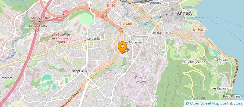 localisation de l'entreprise IRON SKILLS à ANNECY
