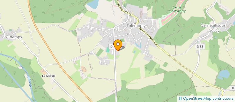 localisation de l'entreprise IRON STARS  FOLEMBRAY