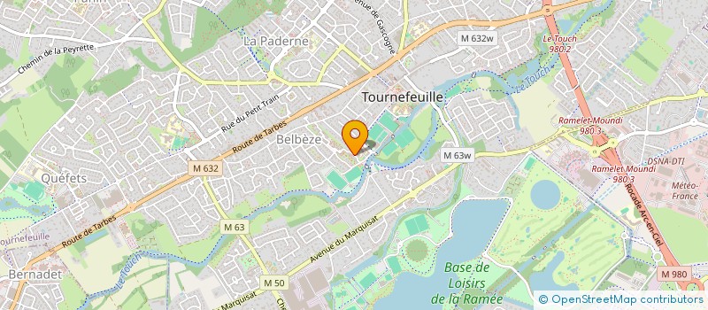 localisation de l'entreprise IRON VTC à TOURNEFEUILLE