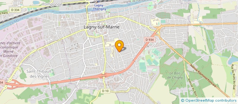 localisation de l'entreprise IRON WATCH KUSTOM  LAGNY-SUR-MARNE