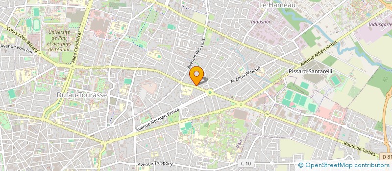 localisation de l'entreprise IRON WIN à PAU
