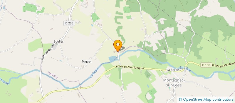 localisation de l'entreprise IRONBAST  PAULHIAC