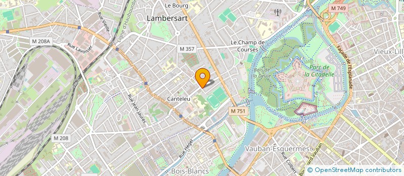 localisation de l'entreprise IRONDEL à LAMBERSART