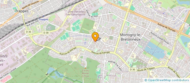 localisation de l'entreprise IRONFEET à MONTIGNY-LE-BRETONNEUX