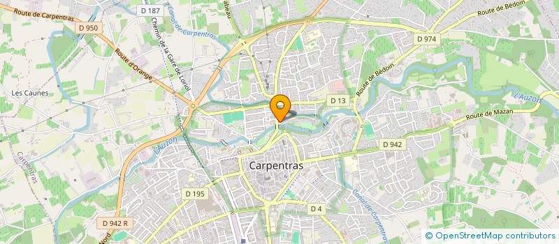 localisation de l'entreprise IRONFINGER à CARPENTRAS