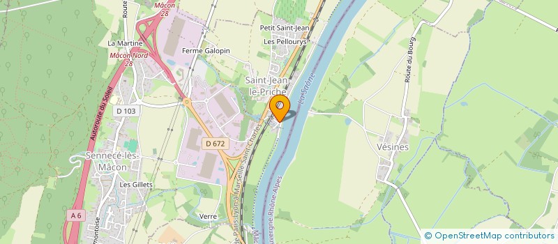 localisation de l'entreprise IRONIUM à MACON